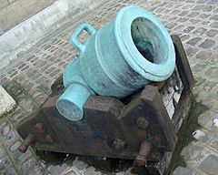 Gribeauval 12 inches mortar April 1789