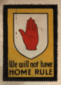 Home rule Ulster hand