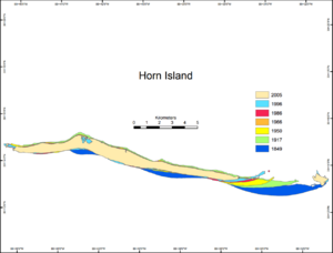 Horn Island map