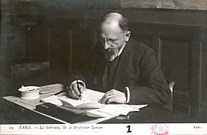 La Sorbonne. M. le professeur Lanson