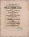Lexell - Disquisitio de investiganda vera quantitate parallaxeos solis ex transitus veneris ante discum solis anno 1769, 1772 - 726057 F