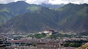 Lhasa from the Pabonka Monastery