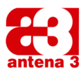 Logotipo genérico de Antena 3 Radio y Televisión en 1982