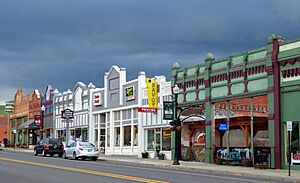 Main Street streetscape - Pomeroy Washington