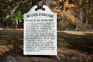 Middlebrook Encampment Sign