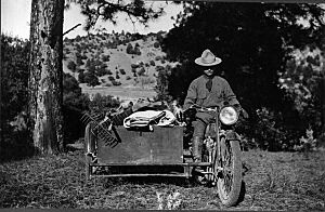 Motorcycle firefighter