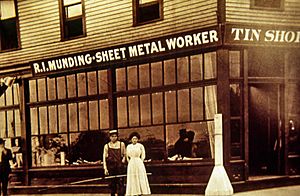 Mundings Tin Shop and Sheet Metal Works - DPLA - b038678bdd45a94f1a659d572d6b49fb