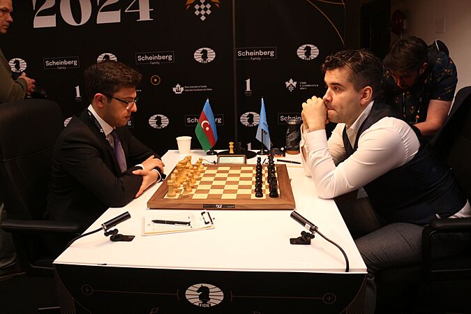 Nijat Abasov - Ian Nepomniachtchi, Candidates Tournament 2024 04