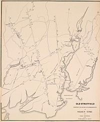 Old Stratfield (Bridgeport) Map before 1886