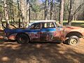 Old car at the Occoneechee Speedway, NC
