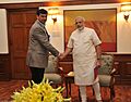 RBI Governor Raghuram Rajan meets Prime Minister Modi on 3 June 2014