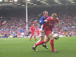 Riise on the ball