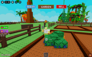 Roblox Grow a Garden gameplay