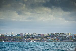 San Juan, view from a ship, Puerto Rico
