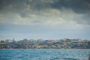 San Juan, view from a ship, Puerto Rico