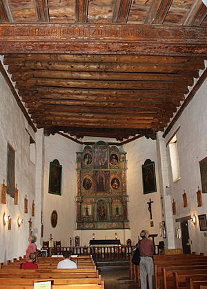 Santa Fe, NM USA - Altar (1798) of the Chapel of San Miguel - panoramio (1)