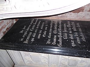 SirHenryCarew 7th Baronet Died1830 Inscription HaccombeChurch Devon