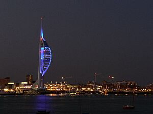 Spinnaker Tower from Gosport - geograph.org.uk - 78579