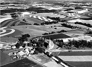 1957 aerial view of St. Mary's
