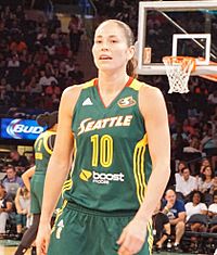 Sue Bird at 2 August 2015 game cropped
