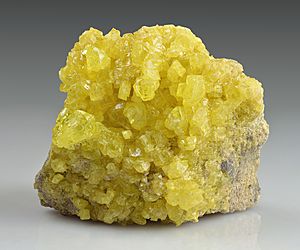 Sulfur - El Desierto mine, San Pablo de Napa, Daniel Campos Province, Potosí, Bolivia