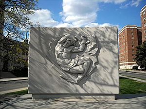 Taras Shevchenko Memorial - Prometheus relief