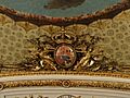 Teatro San Carlo-coat of arms above proscenium