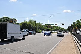 Texas State Highway Loop 12 Northwest Highway at Dallas North Tollway toward Douglas Ave - 4488 - jpfagerback 2013-05-07