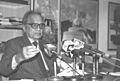 The Union Minister for Tourism and Culture Shri Jagmohan briefing the media about further plans of the Ministry of Tourism and Culture for Yamuna Pushta Area and activities of ASI in New Delhi on February 13, 2004
