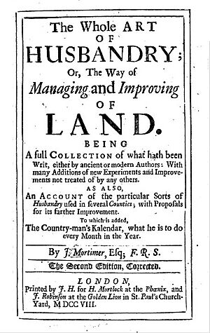 The whole Art of Husbandry, 1707