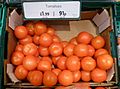 Tomatoes for sale in a UK supermarket 2013