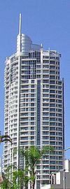 Towers of Chevron Renaissance in the GC HWY (cropped 2) - Skyline Tower.jpg