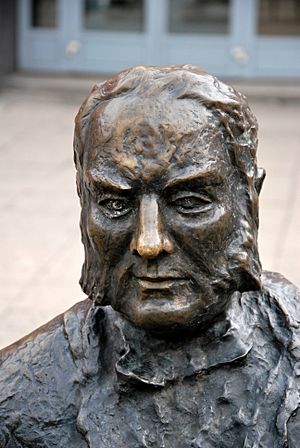 Twórcy Łodzi Przemysłowej sculpture, Karl Wilhelm Scheibler