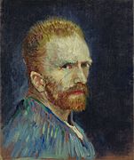 Vincent van Gogh, Self-Portrait, c. 1887, oil on canvas, 15 ¾ by 13 ⅜ inches. Wadsworth Athenaeum Museum of Art, Hartford, Connecticut