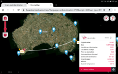 Virgin Australia Moving Map