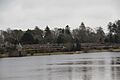Walled gardens from far side of Lough Rynn