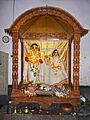 Wooden idols of Advaita Acharya and Sita Devi, Sitanath Advaita Mandir, Nabadwip 6
