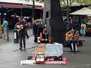 Woodlock - Melbourne band during performance