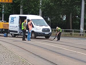 (20260630 145403863) Leipzig heatwave tram track repair
