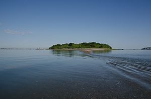 2012 June 10 Bumpkin Island From Sand Spit