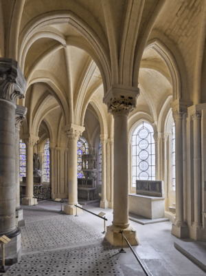 A Vault in Ambulatory at Saint-Denis