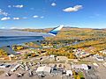 Alaska Airlines E175 departing Fairbanks (Quintin Soloviev)