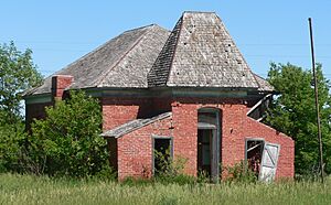 Antioch School (Pauline, Nebraska) from NW 2