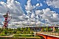 Arcelormittal Orbit and Olympic Stadium (14812376829)