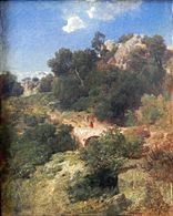 Arnold Böcklin (11)Italien Landschaft
