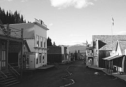 The main street of Barkerville in 2004