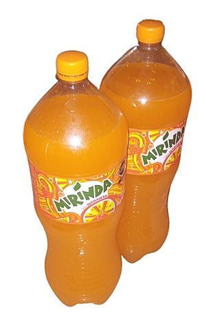 Big Mexican Mirinda Bottles