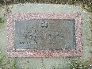 Billy Dixon grave marker