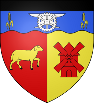 Blason ville fr Urvillers (Aisne)