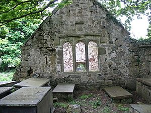 Box graves at St Michael's Llanfihangel Ysgeifiog